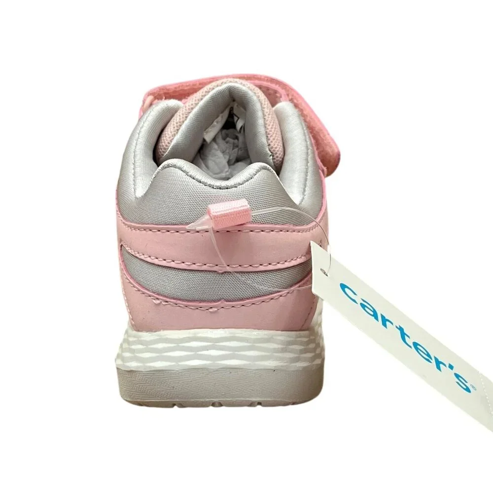 Carter's Toddler Girls‎ Slip-on Casual Sneakers Size 10 Light Pink Lightweight
